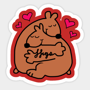 Bear Hugs Sticker